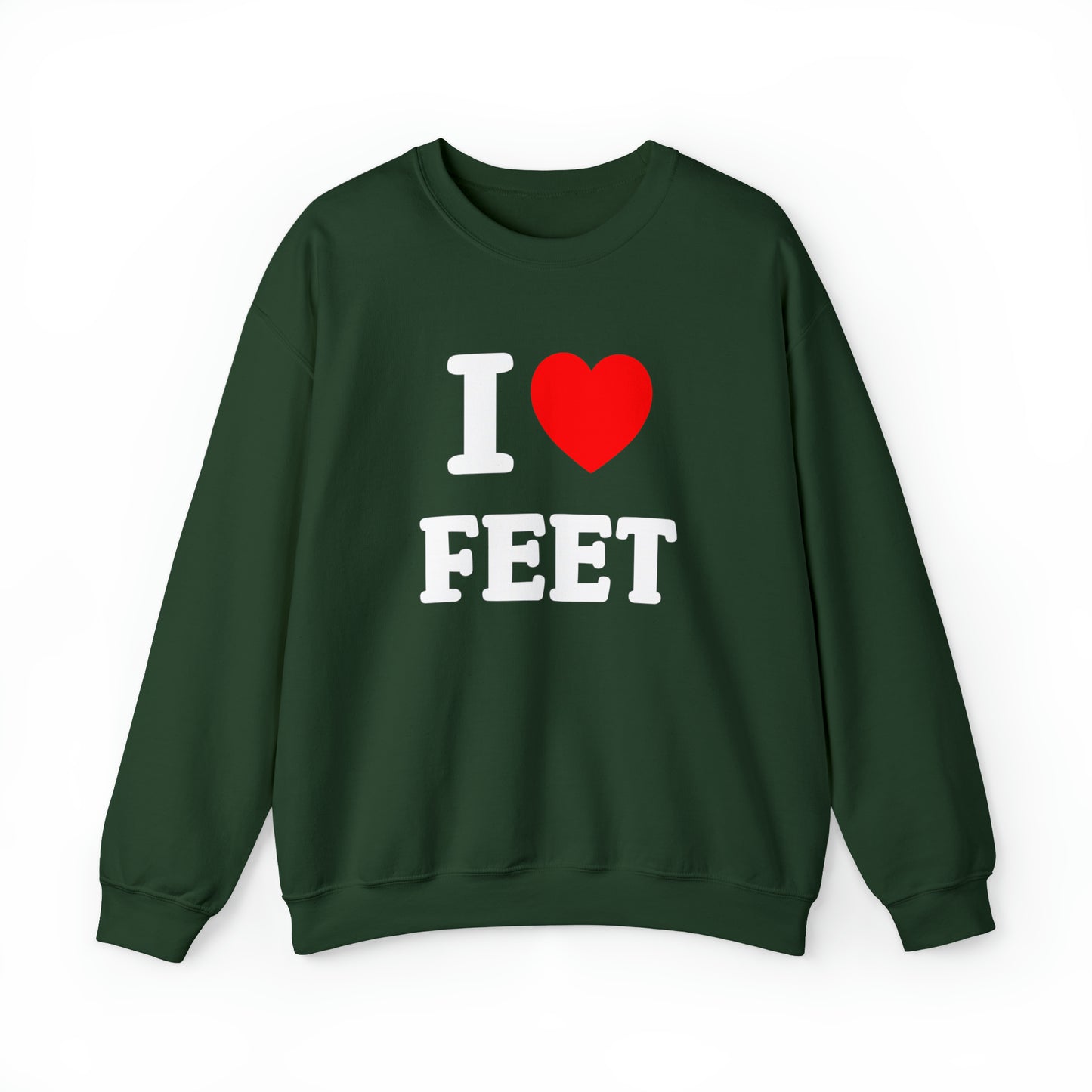 I Love Feet Crewneck