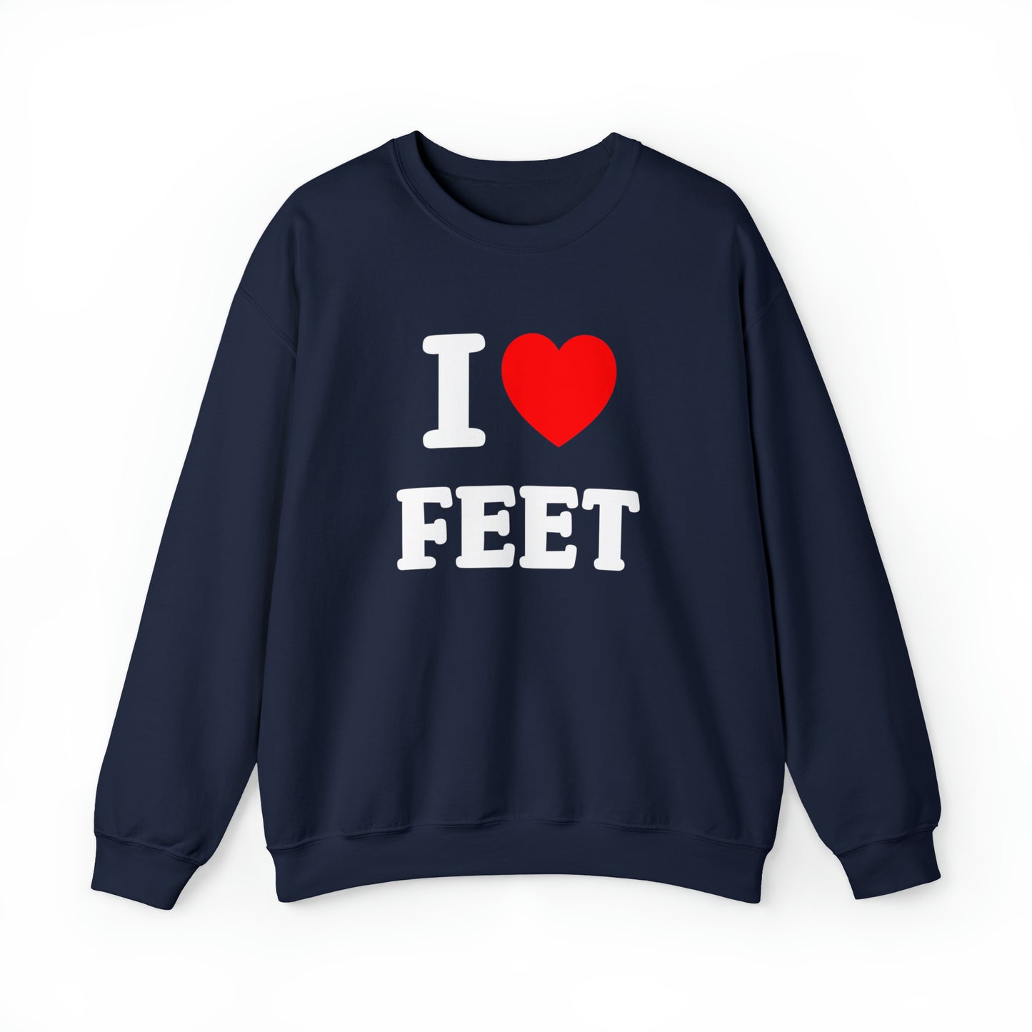 I Love Feet Crewneck