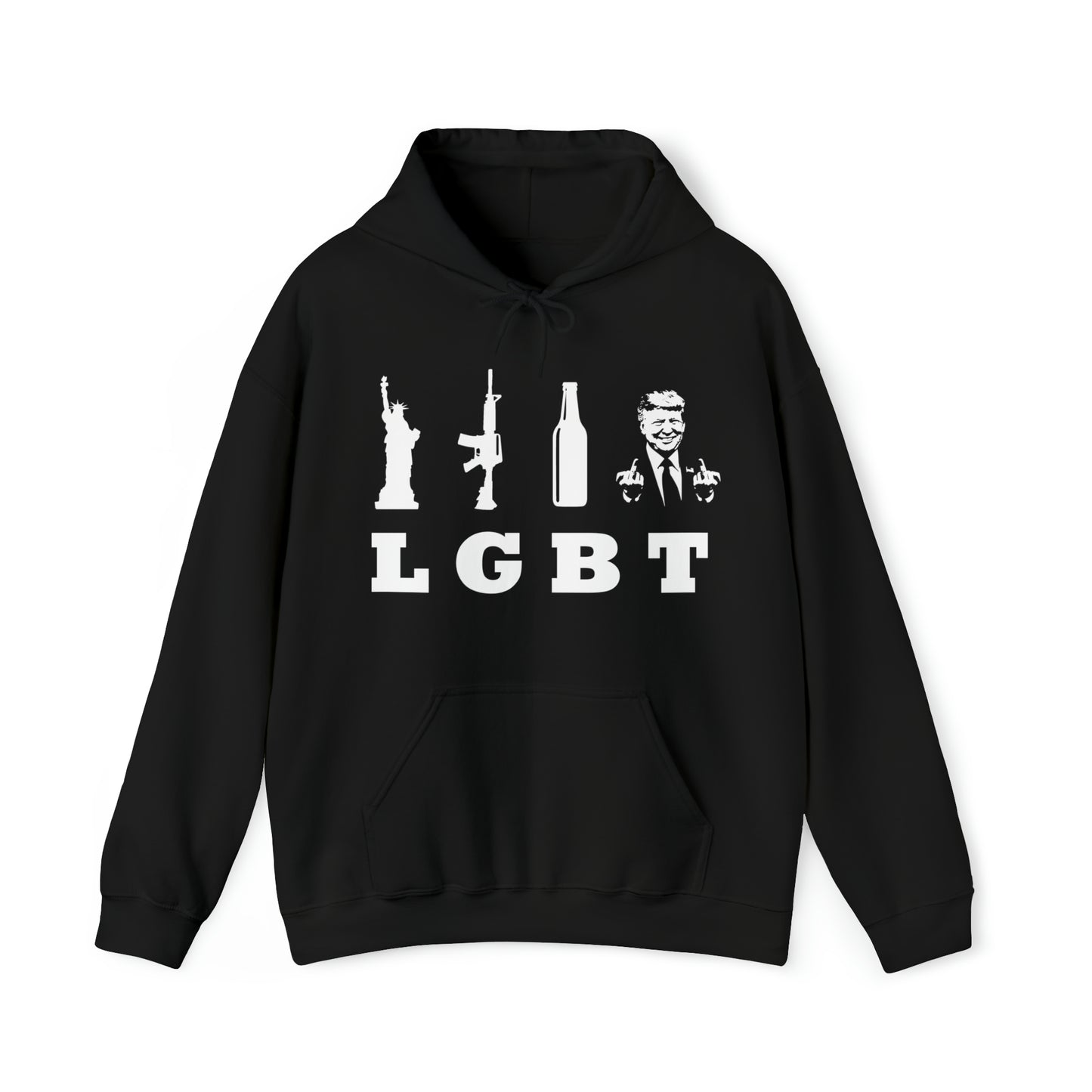 LGBT (Liberty Guns Beer Trump) Hoodie