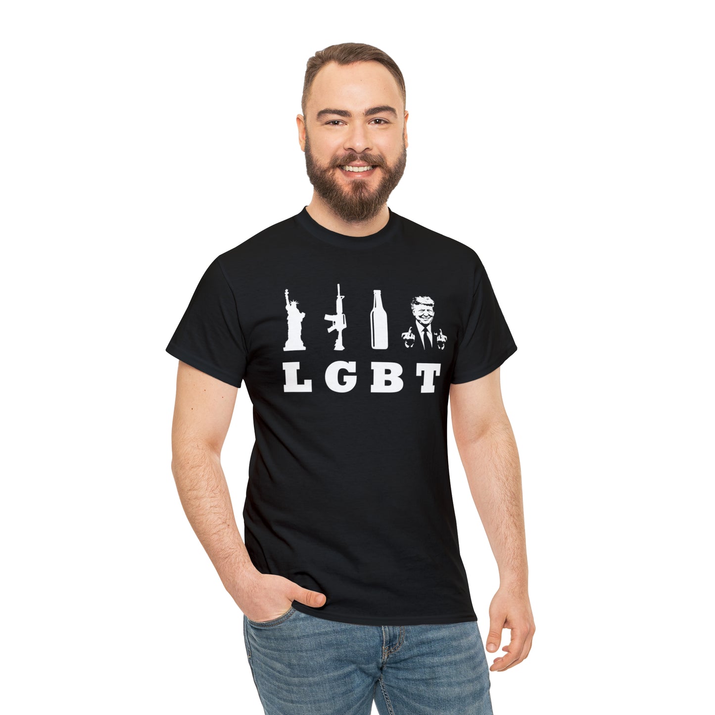 LGBT (Liberty Guns Beer Trump) Tee