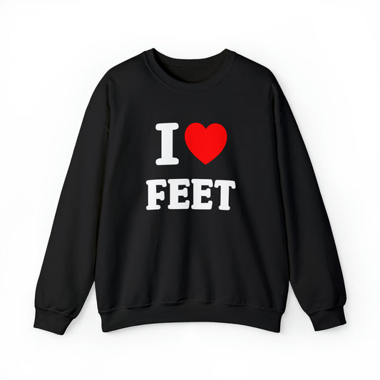 I Love Feet Crewneck