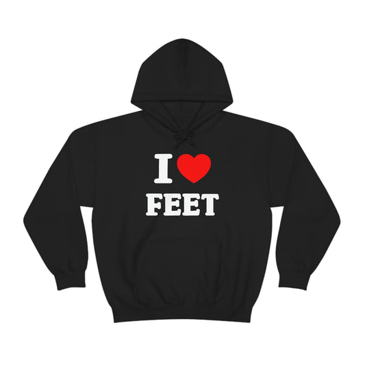 I Love Feet Hoodie