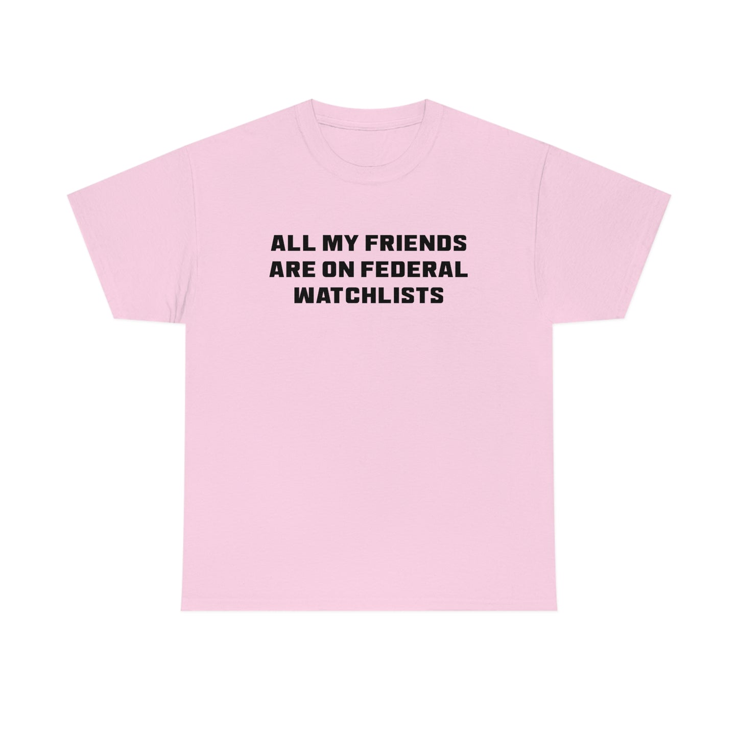 All My Friends Are on Federal Watchlists Tee