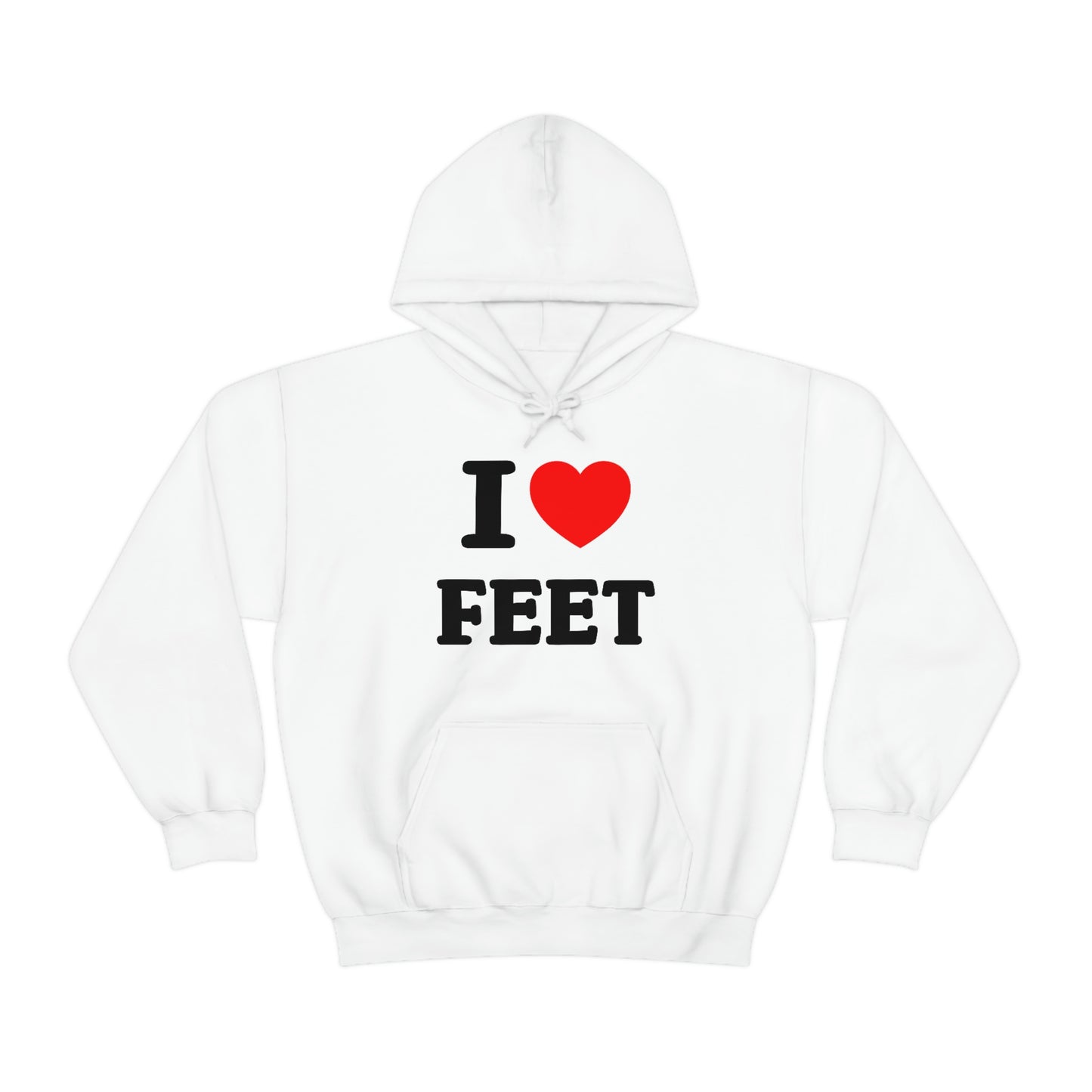 I Love Feet Hoodie