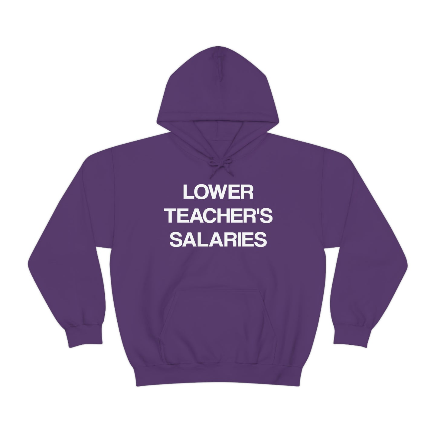 Lower Teacher's Salaries Hoodie